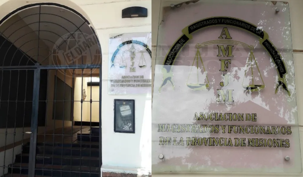 Magistrados y funcionarios judiciales de Misiones, según la imagen que publicó Primera Edición